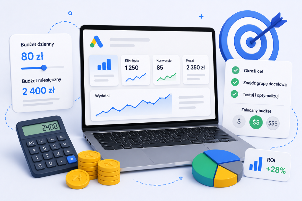 Ile budżetu na Google Ads? Policz go od celu