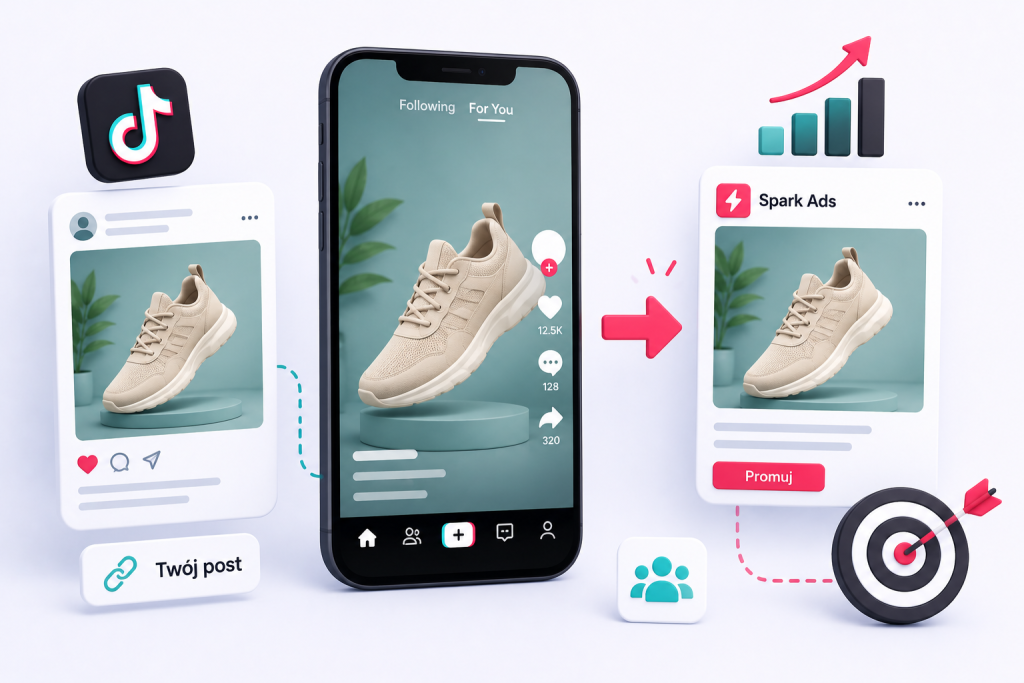 Spark Ads TikTok – reklama z organicznych postów