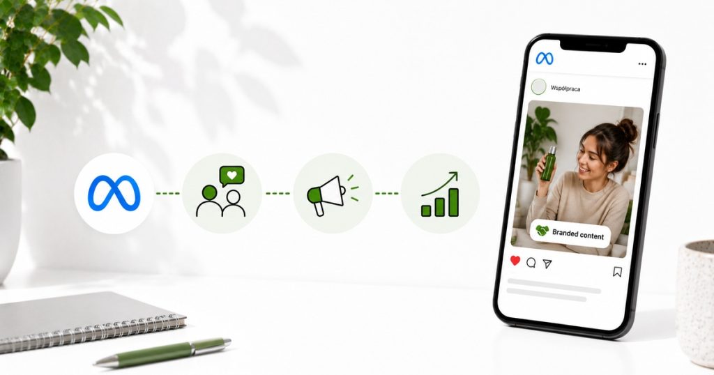 Branded content Meta – współpraca z twórcami w reklamie