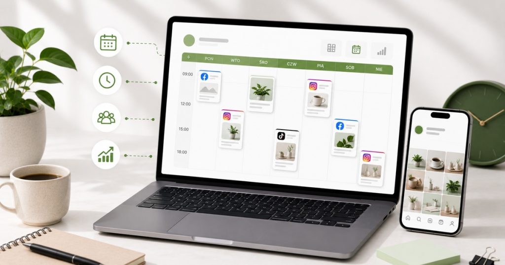 Harmonogram postów w social media – plan na miesiąc