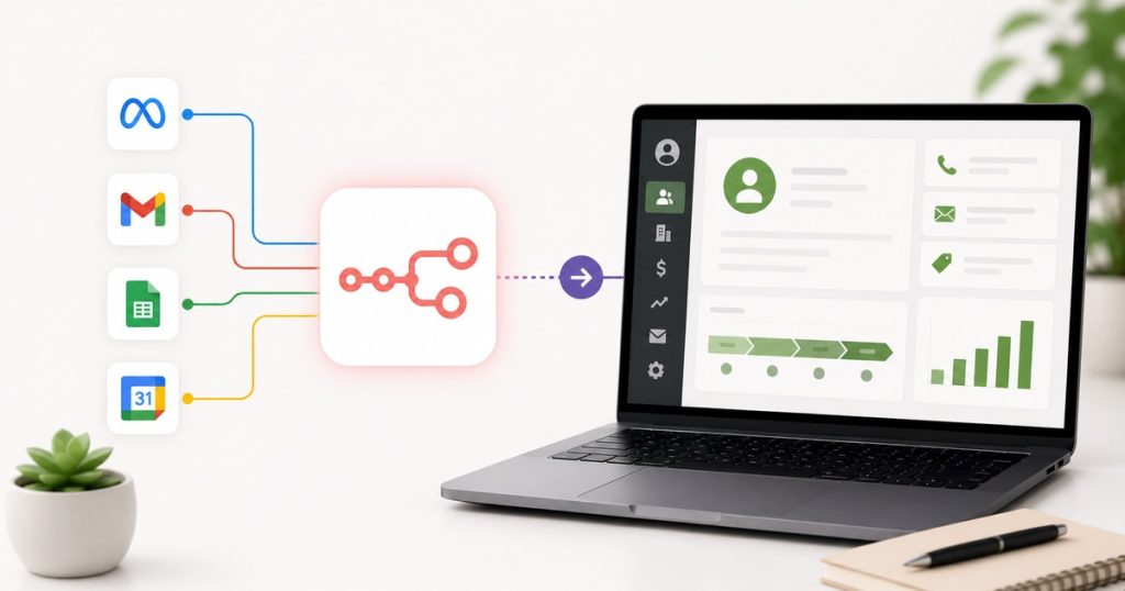 n8n integracja z CRM – leady wprost do systemu