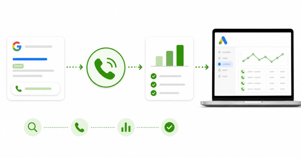 Śledzenie połączeń w Google Ads – telefon jako konwersja
