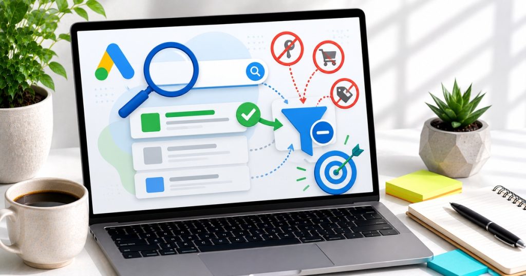 Słowa wykluczające Google Ads – stop przepalaniu budżetu